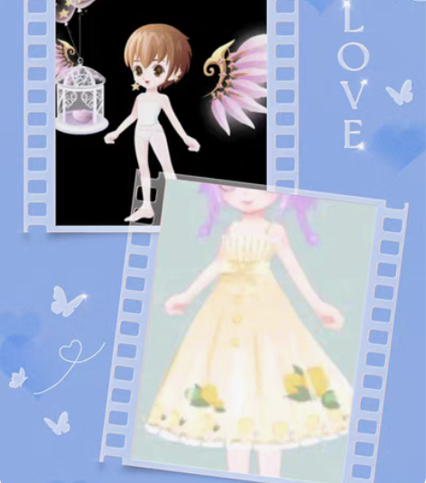 奥比岛魔衣心愿星气球 柠檬语背带裙 气球动...