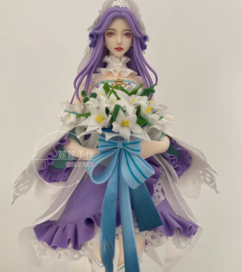 包邮【客单展示】王者荣耀大乔挚爱花嫁超轻粘...