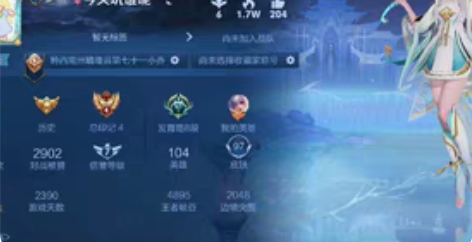 出王者安卓Q区 主玩中路 有小乔兔限，貂蝉...