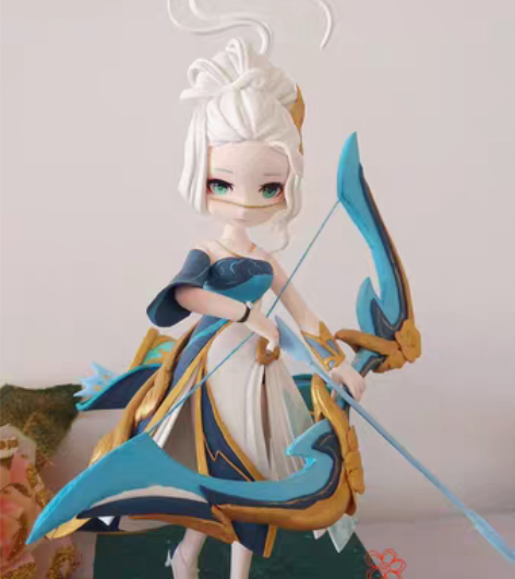 王者农药伽罗太华超轻黏土人偶手办，无现货，...