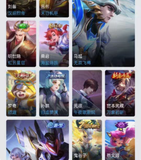 武圣冰封战神，木兰青春决赛季，马超全皮等等...