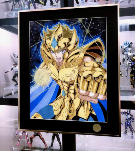 包邮原画师昭舞–黄金圣斗士《狮子座艾欧里亚...