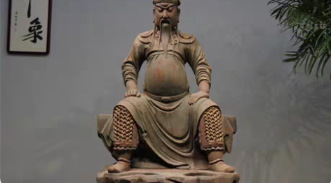 武圣 关公 尺寸高90宽60厚38 材质楠...