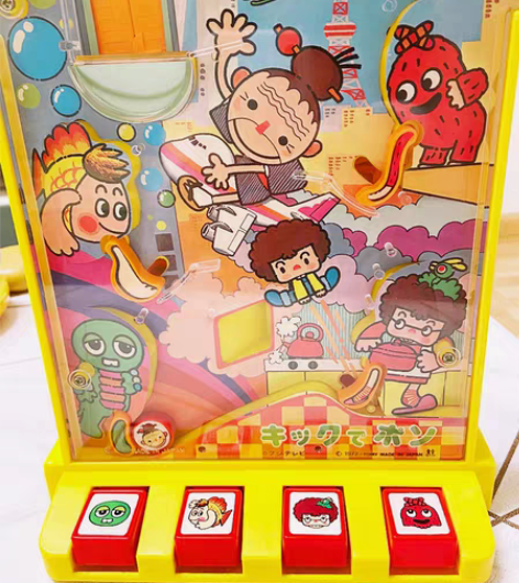 日本tomy中古昭和复古手指高尔夫投篮投球...