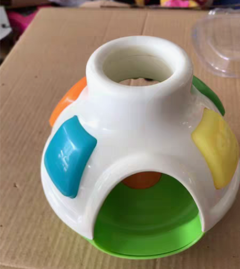 包邮儿童音乐投球玩具 音乐亮灯不倒翁 盒装...