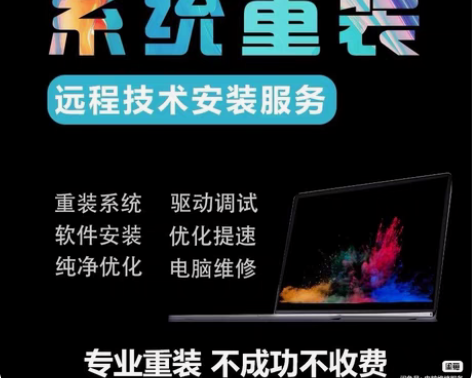 远程维修电脑、重装系统纯净版、重装做系统家...