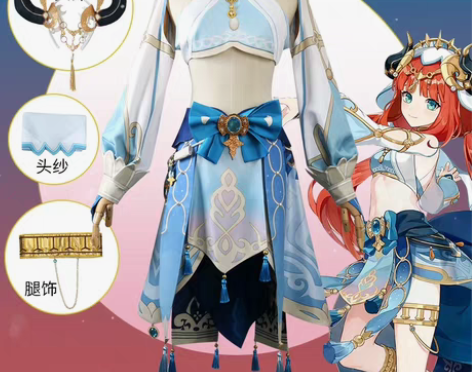 包邮【暂预】原神妮露cos服 尺码:l—x...