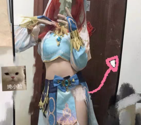 原神妮露cos 主换次出 有爱亚丝娜，崩三...