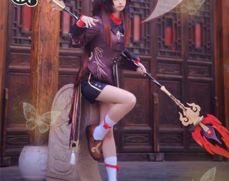 【暂挂】出/换胡桃cos大全套 衣服假毛护...