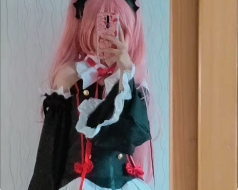 包邮克鲁鲁cos服 全套现货终结的炽天使白...