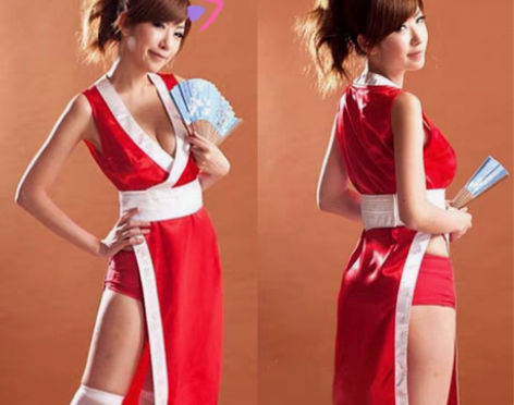 包邮不知火舞cos服装女王者荣耀白泽拳皇C...