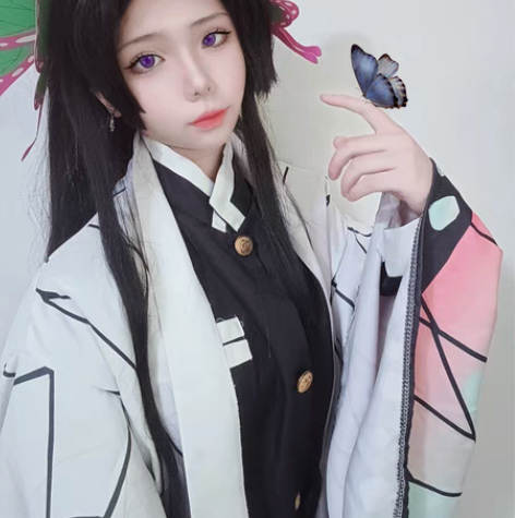 出鬼灭香奈惠cos服 无假发 脚套为了还原...