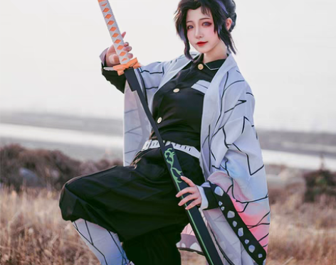 转卖全套现货鬼灭之刃蝴蝶忍cos服cosp...