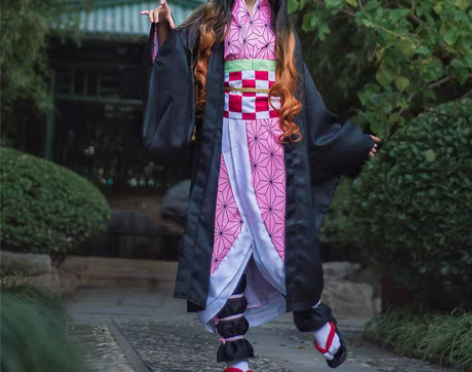 包邮出/换，鬼灭之刃灶门祢豆子cos服 M...