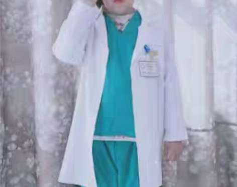 转卖儿童小医生服装护士服幼儿园白大褂职业手...