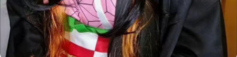 包邮鬼灭之刃COS灶门祢豆子cosplay...