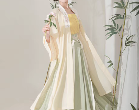 转卖东月棠清风笺多色款宋制汉服三件套夏季日...