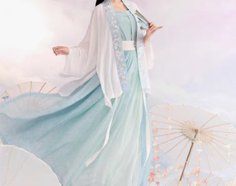 转卖东月棠沐晴复古套装宋制汉服女夏季仙气正...