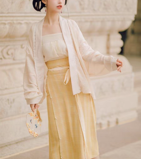 【出】花神记原芸兰阁—浅黛原创汉服女宋旋裙...