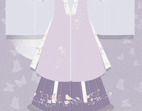 转卖低价出汉服三件套 杞瑾原创【桃花溪】 ...