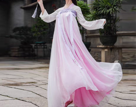 包邮全新汉服半价包邮一套50r 汉服女齐胸...