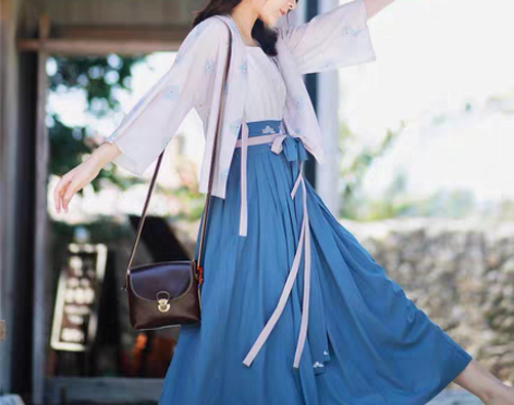 包邮【浣溪】徐娇织羽集日常汉元素吊带裙 吊...