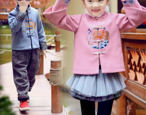 转卖唐装女童装中国风儿童拜年服宝宝汉服周岁男童冬装婴儿服新年...