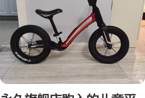 永久旗舰店购入的儿童平衡车 99新 479...