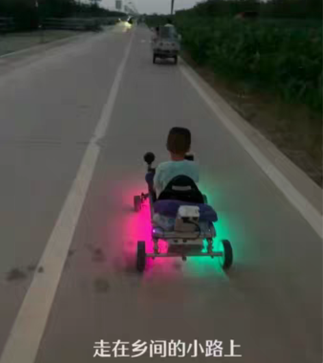 包邮自制双驱儿童小汽车 双驱控制板可以带动...