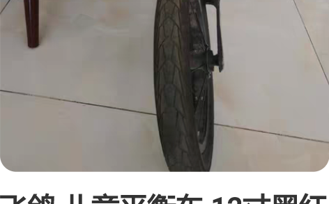 飞鸽 儿童平衡车 12寸黑红色 感兴趣的话...