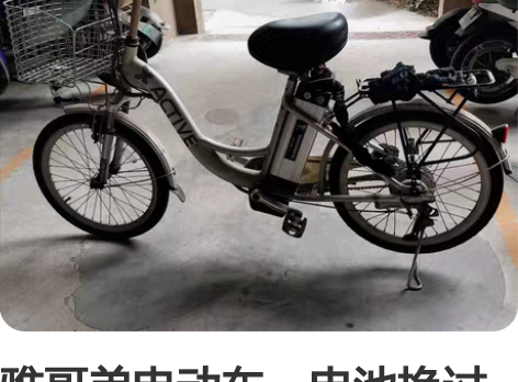 雅哥弟电动车。电池换过一次，使用频率较低。...