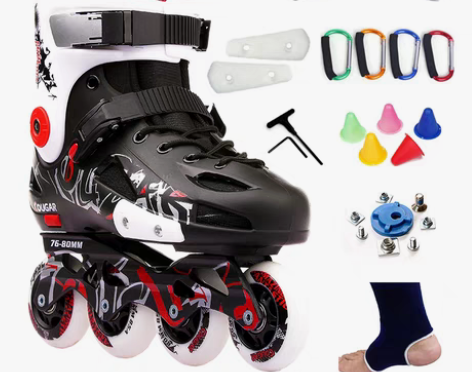 转卖美洲狮轮滑鞋成年 旱冰鞋成人 专业花式...