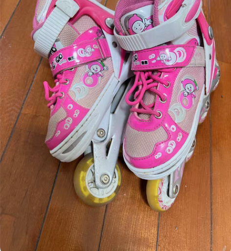 溜冰鞋全套装初学者可调直排轮专业闪光轮 轮...