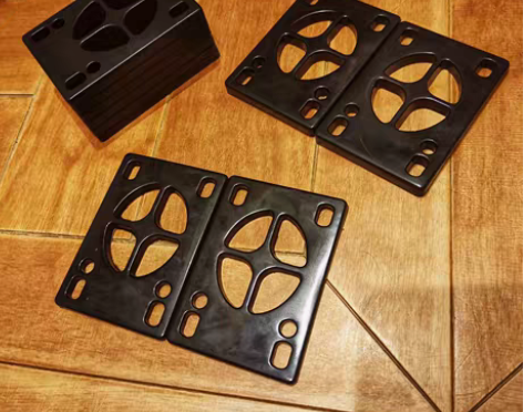 包邮滑板 长板 陆地冲浪板 垫片 PU桥垫 保护板底 防止咬...