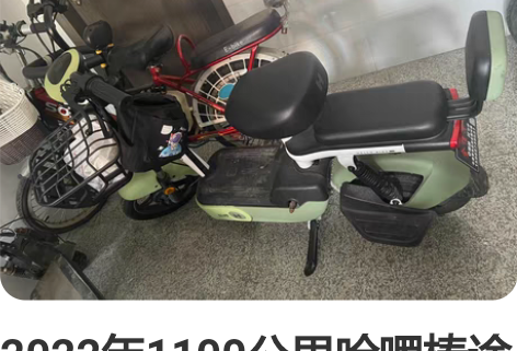 2022年1100公里哈啰棒途电动车，合格...