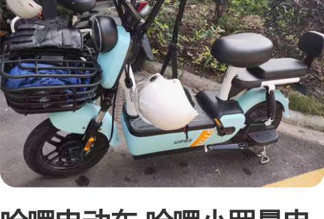 哈啰电动车 哈啰小罗曼电动自行车，11月中...