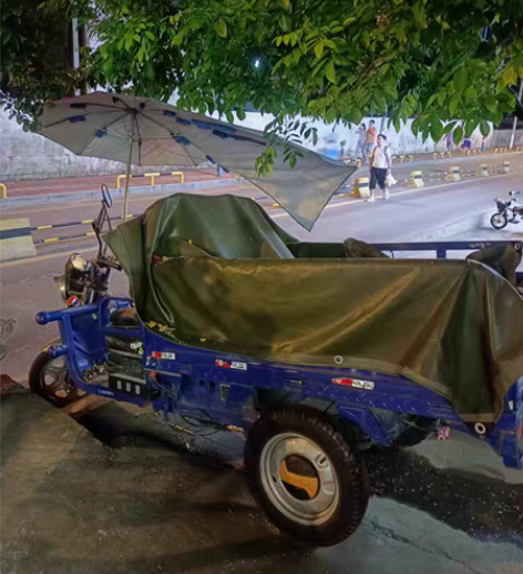 您好台铃三轮车8成新，做快递，做餐车什么都...