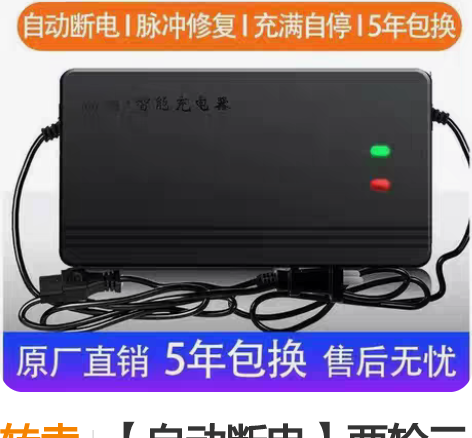 转卖【自动断电】两轮三轮电动车电瓶车充电器...