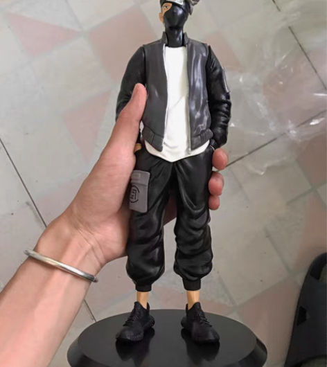 包邮火影忍者 潮牌卡卡西 超大约33cm手...