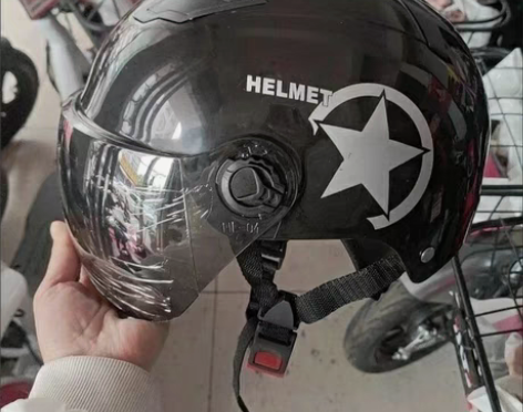 包邮【18.9元一个】电动电瓶车哈雷头盔男...