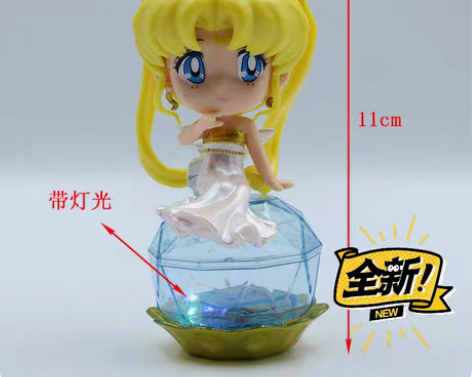 全新 美少女战士Q版月野兔/倩尼迪公主手办...