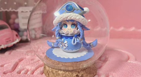 英雄联盟璐璐冰雪节仙灵女巫手办 感兴趣的话...