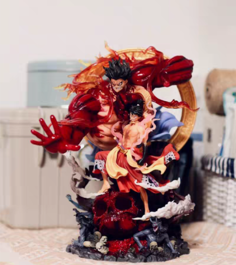 海贼王手办搬家携带不方便，不动明王路飞和鬼...