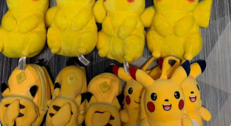 大侦探皮卡丘公仔毛绒玩具娃娃。全新正版的,...