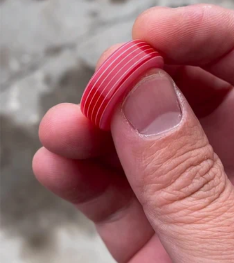 老料器 藏传少见老料器赛璐璐 可以当跑环使...