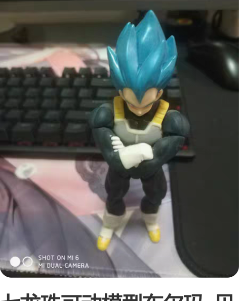 七龙珠可动模型布尔玛 贝吉塔 感兴趣的话...