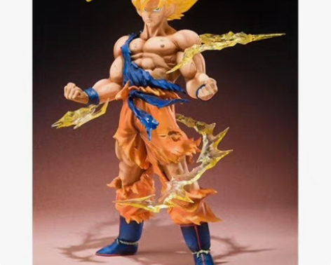 七龙珠手办超级赛亚人战损孙悟空动漫周边限量...