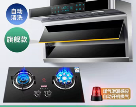 转卖珍厨好太太油烟机家用厨房大吸力顶侧双吸...