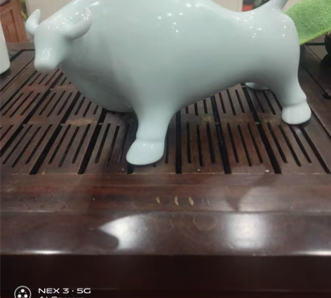 包邮景德镇陶瓷大学,学生作品!尹清釉!该作...