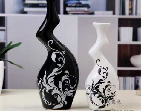 转卖欧式家饰创意陶瓷花瓶工艺品摆件简约现代...